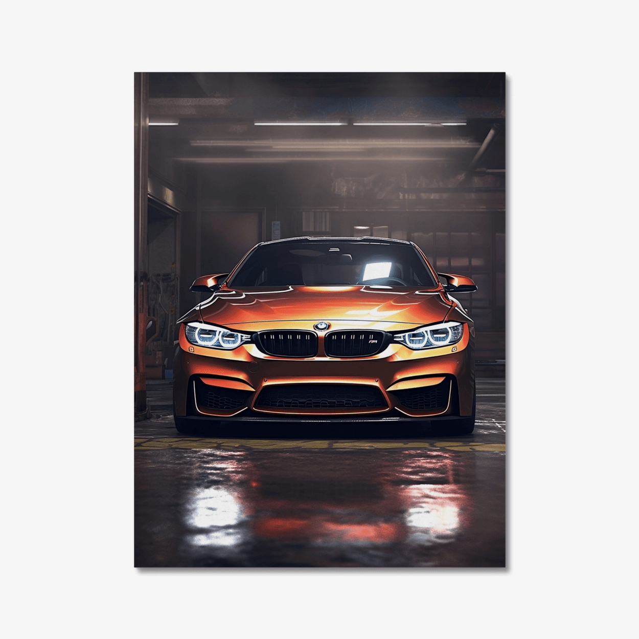 BMW M4 parked 2